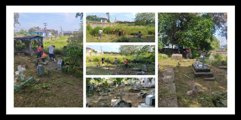 Gobierno de Minatitlán mantiene acciones de limpieza en el panteón Santa Clara