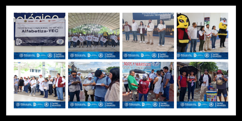 TecNM Minatitlán realiza brigadas de alfabetización en Minatitlán, en coordinación con el IVEA