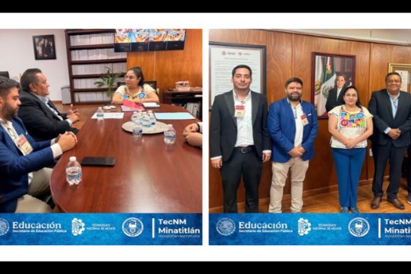 Recibe titular de la Secretaría de Educación de Veracruz a directivos del Instituto Tecnológico de Minatitlán