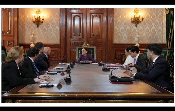 Presidenta Claudia Sheinbaum se reúne con el Alto Comisionado de las Naciones Unidas para los Derechos Humanos, Volker Türk