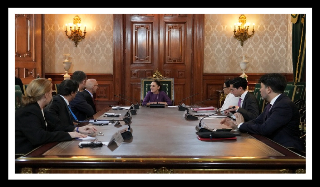 Presidenta Claudia Sheinbaum se reúne con el Alto Comisionado de las Naciones Unidas para los Derechos Humanos, Volker Türk