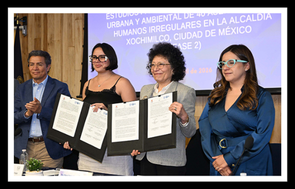 Confían en el conocimiento científico de la UNAM para ordenamiento territorial en Xochimilco