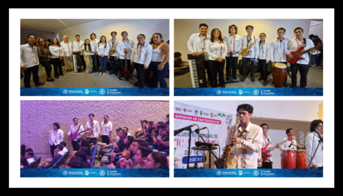 Destaca grupo de música vocal del Tecnológico de Minatitlán en el V Encuentro Regional de Arte y Cultura