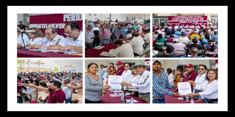 Rinden protesta agentes y subagentes municipales de Minatitlán, para el periodo 2026–2030