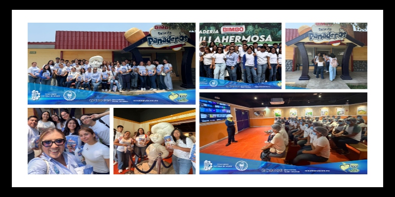 Estudiantes de Ingeniería en Gestión Empresarial del Tecnológico de Minatitlán visitan la planta Bimbo de Villahermosa