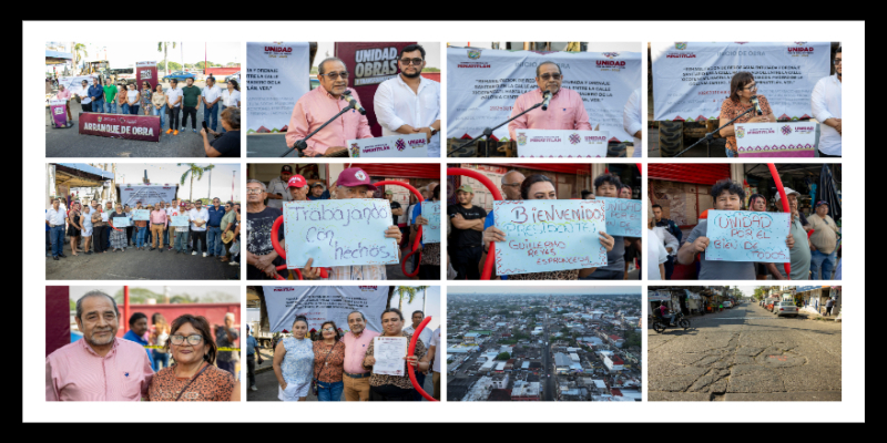 Unidad, Obras y Transformación: Guillermo Reyes Espronceda da inicio al programa de obras 2026