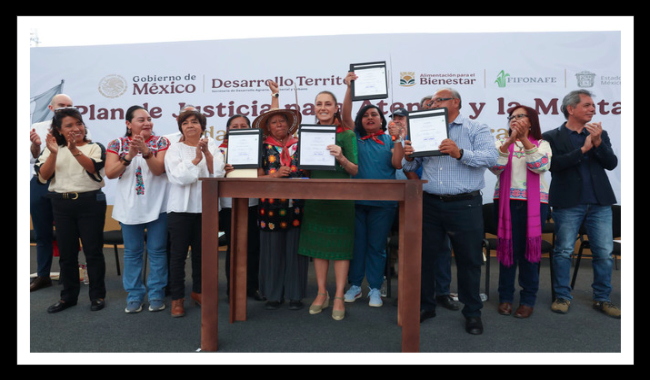 A 20 años de la represión, Presidenta Claudia Sheinbaum restituye 54.5 hectáreas como parte del Plan de Justicia para Atenco y la Montaña