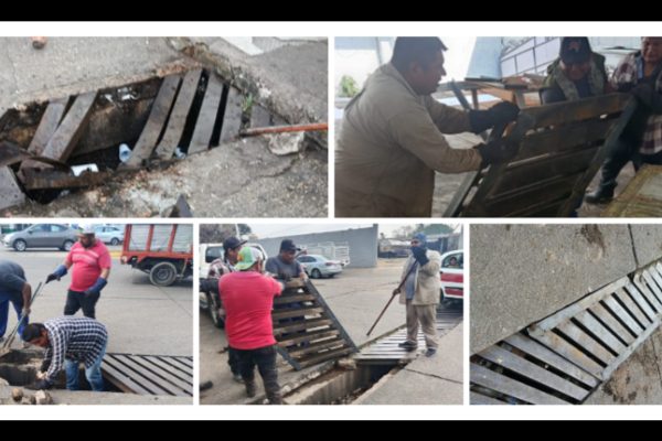 Gobierno de Minatitlán fortalece el sistema de drenaje pluvial en Nueva Mina