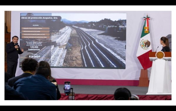 Se destinan cerca de 12 mil mdp para evitar inundaciones; hay 23 mil obras de agua en prácticamente todos los municipios: Presidenta