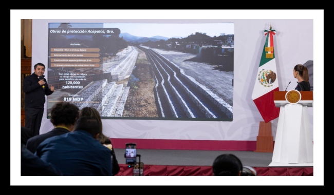 Se destinan cerca de 12 mil mdp para evitar inundaciones; hay 23 mil obras de agua en prácticamente todos los municipios: Presidenta