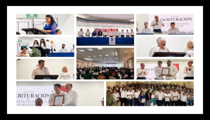 Instituto Tecnológico de Minatitlán consolida su proceso de escrituración