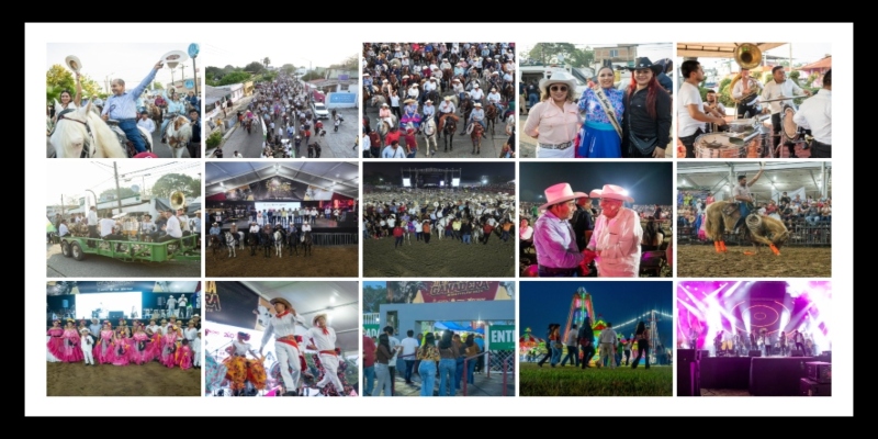 La Cabalgata de la Unidad hizo vibrar la Feria Ganadera Minatitlán 2026